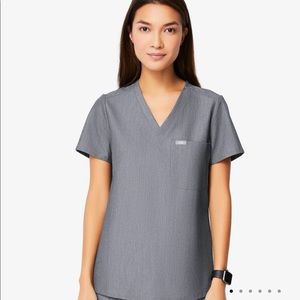 Figs Graphite Caterina Scrub Top